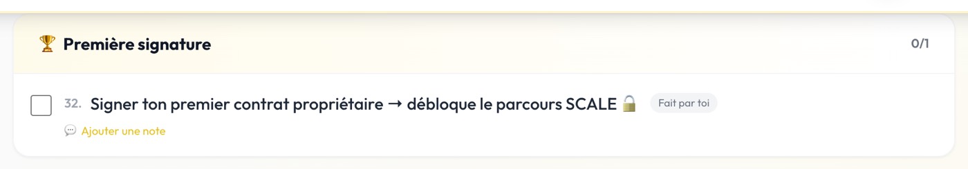 Phase première signature